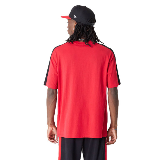New Era Ανδρική κοντομάνικη μπλούζα Chicago Bulls NBA Colour Block Oversized T-Shirt